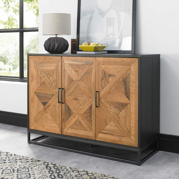 Bentley Designs Indus Rustic Oak Narrow Sideboard